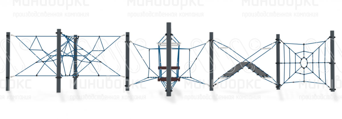 Канатные полосы препятствий – M-0004.20-02 | картинка 3