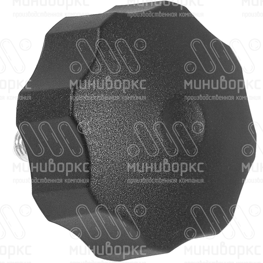 Фиксатор пластиковый с рукояткой m10x15 50 – Ф50М10-15ЧС | картинка 3