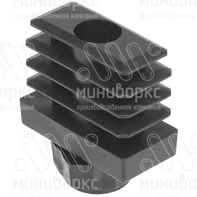 Комплекты прямоугольных заглушек с опорами 40x20 – 20-40M10.D22x25B | картинка 2