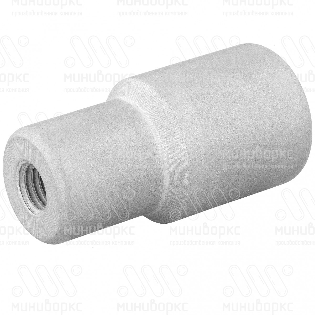 Гильза для опрессовки каната Ø16 мм со шпилькой М10, цвет металл – A16-TM10 - 2